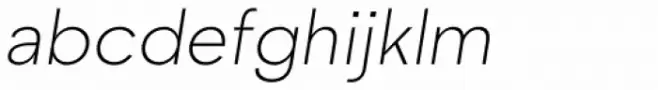 2030 Extra Light Italic