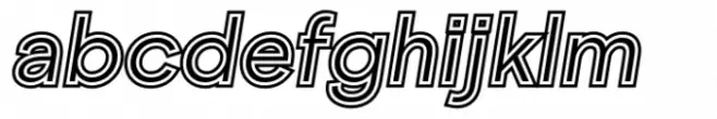 2031 Light Italic Double Outline