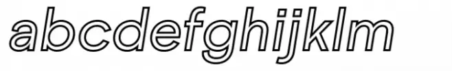 2031 Light Italic Outline