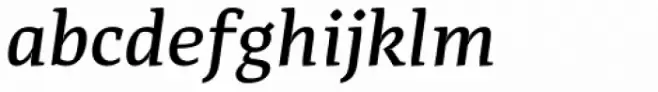 Adagio Serif Medium italic