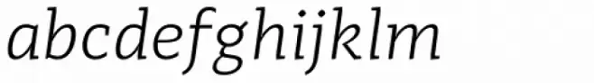 Adagio Slab Light italic