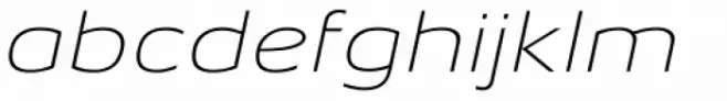 Aeonis Pro Extended Thin Italic
