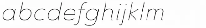 Ainslie Sans Extd Thin Italic