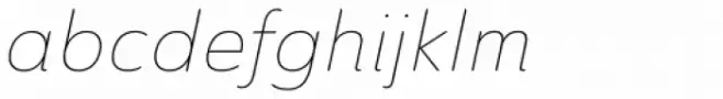 Ainslie Sans Thin Italic