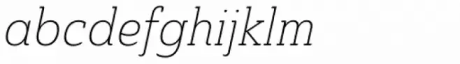 Ainslie Slab Cond Light Italic