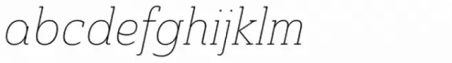 Ainslie Slab Cond Thin Italic