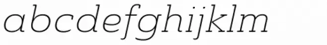 Ainslie Slab Extd Light Italic