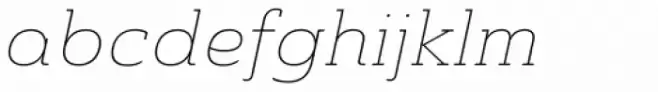 Ainslie Slab Extd Thin Italic