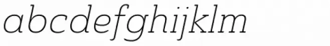Ainslie Slab Light Italic