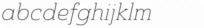 Ainslie Slab Thin Italic