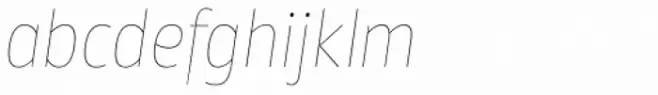 Akwe Pro Nar Hairline Italic