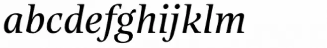 Alinea Serif Italic