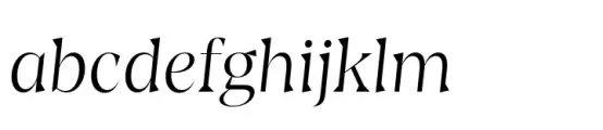 Amarga Light Italic
