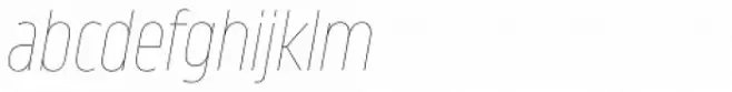 Amfibia Hairline Narrow Italic