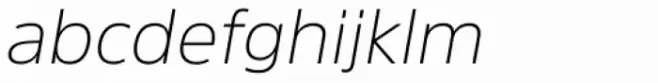 Amsi Pro ExtraLight Italic
