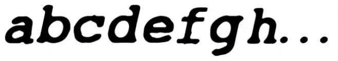 Andrew Typewriter Italic