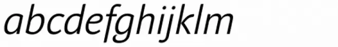 Andulka Sans Book Italic