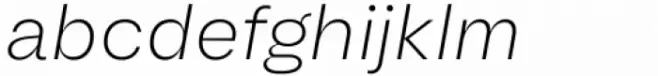 Another Grotesk Text Extra Light Italic