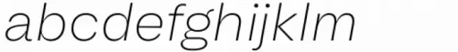 Another Grotesk Text Thin Italic