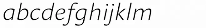 Aroma ExtraLight Italic