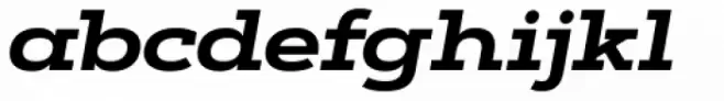 Artegra Slab Extended Bold Italic
