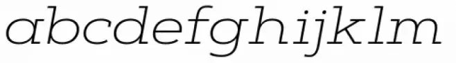 Artegra Slab Extended ExtraLight Italic
