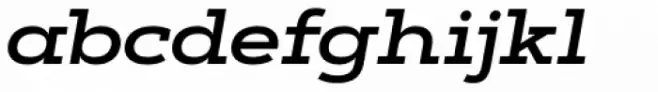 Artegra Slab Extended SemiBold Italic