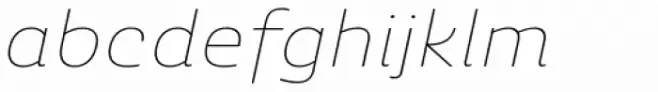 Ashemore Extended Thin Italic