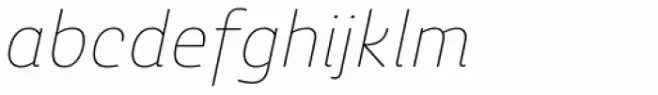 Ashemore Softened Normal Thin Italic