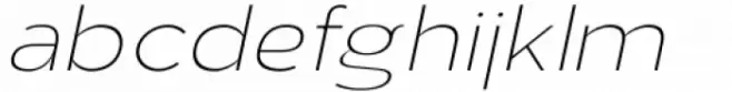 Aukim Extra Light Expanded Italic