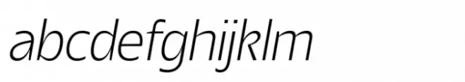 Barkanon Extra Light Italic