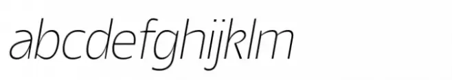 Barkanon Thin Italic