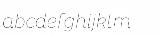 Binate Display Hairline Italic