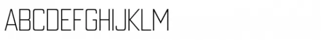 Block Capitals Narrow Light