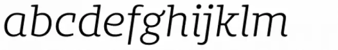 Bommer Slab Rounded Light Italic