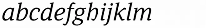 Browser Serif Italic