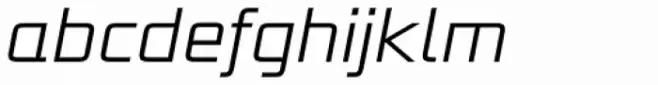 Bunken Tech Sans Std Light Italic