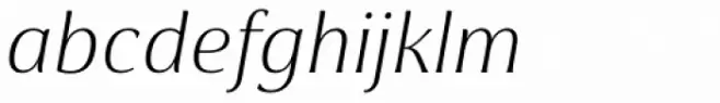 Cabrito Flare Extended Light Italic