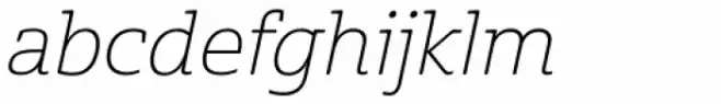 Cabrito Semi Ext Thin Italic