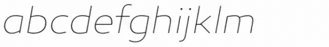 Canaro Thin Italic