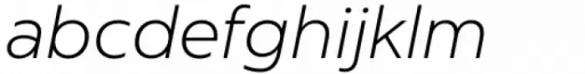 Captura Now Extra Light Italic