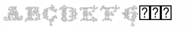 Celtic Monograms Two Lines