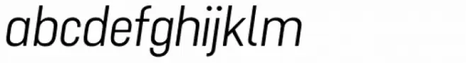 Cervino Regular Expanded Italic