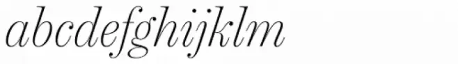 ChamberÃ­ Headline ExtraLight Italic