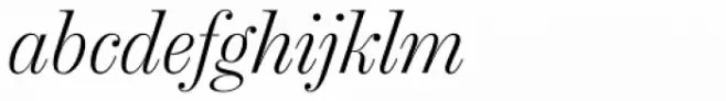ChamberÃ­ Headline Light Italic