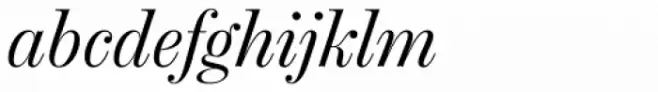 ChamberÃ­ Headline Regular Italic