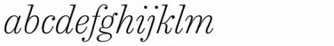 ChamberÃ­ Text ExtraLight Italic