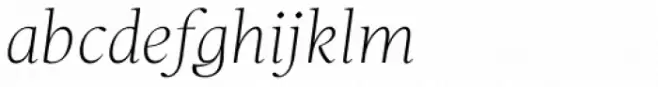 Christel Display Thin Italic