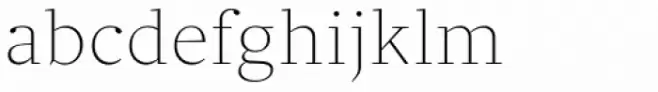 Clara Serif Thin