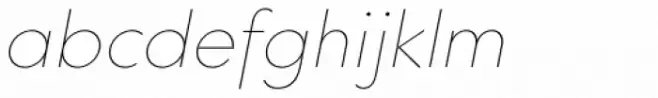 Core Sans G 15 Thin Italic